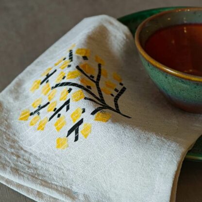 White base: Flower collection Napkin (Set of 4) - Image 10